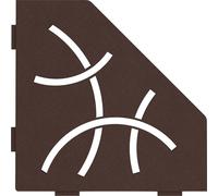 Schlüter SES2D6TSOB-E-S2 Support de tablette Courbe 75x195x195x75mm Bronze