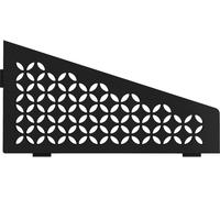 Schlüter SES3D5MGS-E-S3 Étagère Floral 62x295x154mm Noir graphite mat