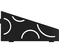Schlüter SES3D6MGS-E-S3 Plateau Courbe 62x295x154mm Noir graphite mat