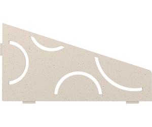 Schlüter SES3D6TSI-E-S3 Plateau Courbe 62x295x154mm Ivoire