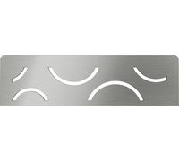 Schlüter SNS1D6EB N S1 Support Curve 87x300mm en acier inoxydable brossé