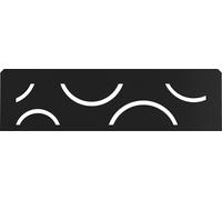 Schlüter SNS1D6MGS N S1 Étagère Curve 87x300mm Noir graphite mat