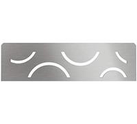 Schlüter SNS1D6EB N S1 Support Curve 87x300mm en acier inoxydable brossé