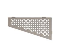Schluter Systems SES3D5TSSG Kerdi-Line Étagère d'angle quadrilatérale Motif floral Gris pierre