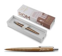 Schmalz® Parker Jotter Rome Édition spéciale avec gravure | Stylo de qualité supérieure | Coffret cadeau | Mine bleue | Cadeau personnalisé | Nom, anniversaire (Rome)