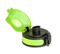 schmatzfatz Bouchon de Remplacement pour Gourde Sport, Couvercle d'Ouverture pour Bouteille d'Eau, Gourdes Adulte, Homme, Femme et Enfant, Gourde Sans BPA, Water Bottle Etanche, Anti Fuite, Vert