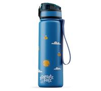 schmatzfatz Gourde Enfant 500ml - Anti Fuite, sans BPA, Design Coloré, Fermeture 1 Clic, Compatible Boissons Gazeuses, Facile à Nettoyer, avec Infuseur de Fruits, Abeilles Bleues