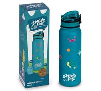 schmatzfatz Gourde isotherme, étanche, 550 ml, en acier inoxydable, pour boissons chaudes et froides, pour l'école et la maternelle, sans BPA, pour filles et garçons