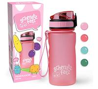 Schmatzfatz Gourde Sport, Bouteille d'Eau Sport qui Garde l'Eau Froide, Gourdes, Bouteille Eau Sport pour Adulte, Homme, Femme et Enfant, Gourde Sans BPA, Water Bottle Etanche, Anti Fuite, 350ml, Rose