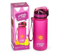 schmatzfatz Gourde Sport, Bouteille d'Eau Sport qui Garde l'Eau Froide, Gourdes pour Adultes, Enfants, Gourde en Plastique Sans BPA, Etanches pour Homme, Femme, Gourde dEau, Sans Paille, 400ml, Violet