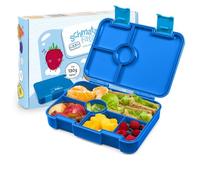 schmatzfatz Lite Boîte à repas pour enfants - Boîte à bento légère avec 4 à 6 compartiments, en Tritan sans BPA, étanche et lavable au lave-vaisselle, pour l'école, la crèche et les sorties