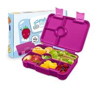 schmatzfatz Lite Boîte à repas pour enfants - Boîte à bento légère avec 4 à 6 compartiments, en Tritan sans BPA, étanche et lavable au lave-vaisselle, pour l'école, la crèche et les sorties
