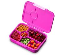 schmatzfatz Lite Boîte à repas pour enfants - Boîte à bento légère avec 4 à 6 compartiments, en Tritan sans BPA, étanche et lavable au lave-vaisselle, pour l'école, la crèche et les sorties