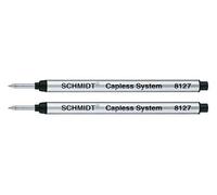Schmidt: Grande Recharge Rollerball Capless S8127 Couleur: Bleu, Lot de 2.