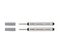 Schmidt: Mini Recharge Rollerball Capless M8126 Couleur: Bleu, Lot de 2.