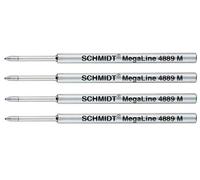 Schmidt: Recharge 4889 Préssurisée pour Fisher Space Pen SPR4 Bleu pointe Moyenne, Lot de 4.