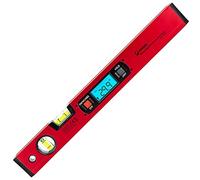 SCHMIDT security Tools Niveau d'angle électronique - Inclinomètre - Affichage LCD numérique - Appareil de mesure combiné - Degré - Libellule verticale et horizontale - Balance d'angle - Balance