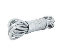 SCHMIDT systemprofile Bande élastique en caoutchouc - Gris - Rainure à 8 T - 10 m - Profilé de protection en aluminium