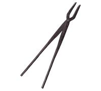 Schmiedezange, pince plate; dimensions: env. 38 cm