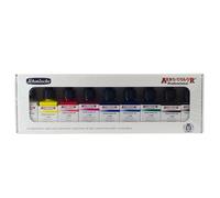 Couleurs aérographe Schmincke Aero Color 81 108 097 Jeu de couleurs de base pour aérographe