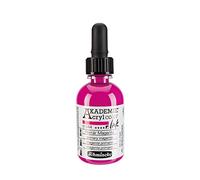Schmincke - AKADEMIE® Acryl color INK, magenta primaire, 50 ml, 23 344 024, encre acrylique pigmentée pour la peinture, l'écriture, l'aérographie.