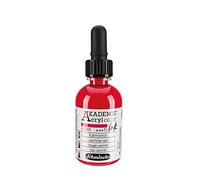 Schmincke - AKADEMIE® Acryl color INK, rouge carmin, 50 ml, 23 340 024, encre acrylique pigmentée pour la peinture, l'écriture, l'aérographie.