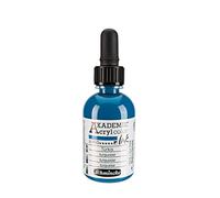 Schmincke - AKADEMIE® Acryl color INK, Turquoise, 50 ml, 23 450 024, encre acrylique pigmentée pour la peinture, l'écriture, l'aérographie.