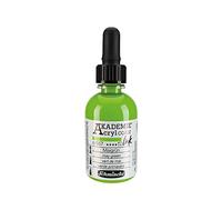 Schmincke - AKADEMIE® Acryl color INK, vert de mai, 50 ml, 23 557 024, encre acrylique pigmentée pour la peinture, l'écriture, l'aérographie.