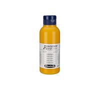 Schmincke - AKADEMIE® Acryl color, jaune indien 250 ml, 23226027, peinture acrylique pour artistes, brillante, très résistante à la lumière et sans cadmium, pour la peinture acrylique, mixed media.