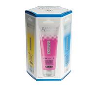 Schmincke AKADEMIE® Acrylique 6 tubes de 120 ml 76 781 097 - 6 teintes brillantes et résistantes à la lumière dans un lot de carton - Peinture acrylique fine pour artiste - Sans cadmium - Idéal pour