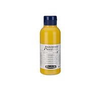 Schmincke - AKADEMIE® Couleur acrylique, teinte jaune de chrome 250 ml, 23225027, peinture acrylique pour artistes, brillante, très résistante à la lumière et sans cadmium, pour la peinture acrylique, mixed media.