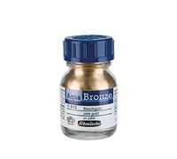 Schmincke - aqua-Bronze, or pâle, 20 ml, 15 813 032, pour des effets métallique brillants sur des tableaux de Gouache ou d’Aquarelles, papier, carton, carton entoilé ou toile