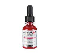 Schmincke - AQUA DROP, aquarelle liquide à base de pigments, rouge ru n flacon pipette de 30 ml, 24360034, pour la peinture aquarelle, la calligraphie, le lettrage à la main, l'aérographie