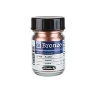 Schmincke - Bronze à l'huile, cuivre, 50 ml, 15 804 024, pour des effets métalliques aux reflets argentés sur des tableaux à l’huile ou autres supports pré-apprêtés, comme p. ex. bois, métal ou plâtre