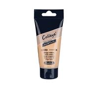 Schmincke - College Acrylic, Beige rossiccio in tubo da 75 ml, 33650013, Vernice acrilica con pigmenti d'artista in alta concentrazione, coprente e velante, resistente alla luce, opaca come la seta