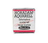 Schmincke - HORADAM® AQUARELL - aquarelle d'artiste très fine, 363 rouge écarlate, 14 363 044, 1/2 godet