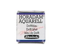 Schmincke - HORADAM® AQUARELL - aquarelle d'artiste très fine, 482 bleu Delft, 14 482 044, 1/2 godet