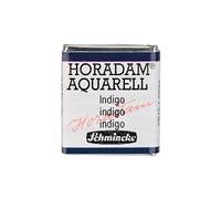 Schmincke - HORADAM® AQUARELL - aquarelle d'artiste très fine, 485 Indigo, 14 485 044, 1/2 godet