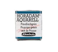 Schmincke - HORADAM® AQUARELL - aquarelle d'artiste très fine, 528 vert de Prusse, 14 528 044, 1/2 godet