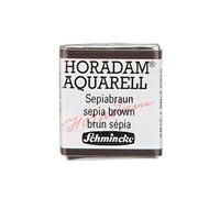 Schmincke - HORADAM® AQUARELL - aquarelle d'artiste très fine, 663 brun sépia, 14 663 044, 1/2 godet