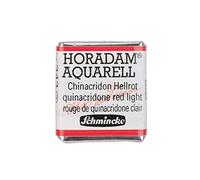 Schmincke - HORADAM® AQUARELL - aquarelle d'artiste ultrafine, 343 rouge quinacridon clair, 14 343 044, 1/2 godet