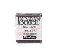 Schmincke - HORADAM® AQUARELL - aquarelle fine pour artistes, 782 encre neutre, 14 782 044, 1/2 godet