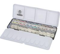Schmincke Horadam Aquarell Coffret de peinture en métal 12 x 1/2 godets 74 412 097
