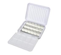Schmincke - HORADAM® AQUARELL coffret vide, Coffret en métal noire avec palette de mélange, pour un réassort individuel