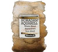 Schmincke - HORADAM® AQUARELL, Super Granulation, 14 923 044 Brun Désert, 1/2 godet, teintes très fortement granulées, aquarelles supergranulées très fines