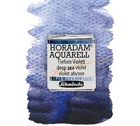 Schmincke - HORADAM® AQUARELL, Super Granulation, 14 951 044 Violet des profondeurs, 1/2 godet, teintes très fortement granulées, aquarelles supergranulées très fines