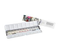 Schmincke - HORADAM® Aquarelles, un coffret métallique compact à une seule barre avec 12 des plus belles couleurs aquarelle, 74666097, Édition spéciale Hazel Soan