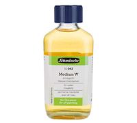 Schmincke Medium W 50 043 026 200 ml liquide liquide pour peinture à l'huile, permet la mélangeabilité à l'eau des peintures à l'huile, faible odeur
