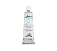 Schmincke - NORMA® Blue, 21114009, peinture à l'huile à l'eau très fine pour artistes, hautement pigmentée, résistante à la lumière, végétalienne, blanc de titane - 35 ml