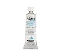 Schmincke - NORMA® Blue, 21120009, peinture à l'huile à l'eau très fine pour artistes, très pigmentée, résistante à la lumière, végétalienne, blanc mélange, 35 ml